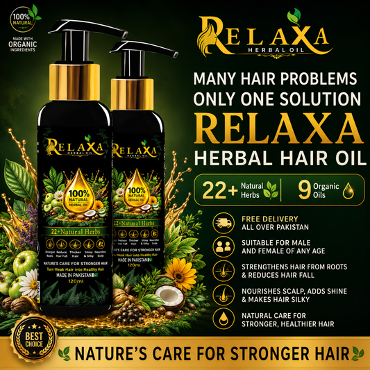 Relaxa Herbal Hair Oil 2 Bottle Pack