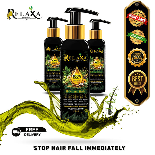 Relaxa Herbal Hair Oil 3 Bottle Pack